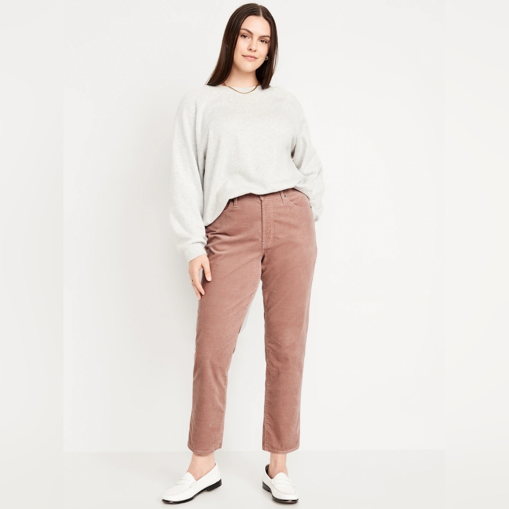 OLD NAVY High-Waisted OG Straight Corduroy Ankle Pants - Picture 4 of 4
